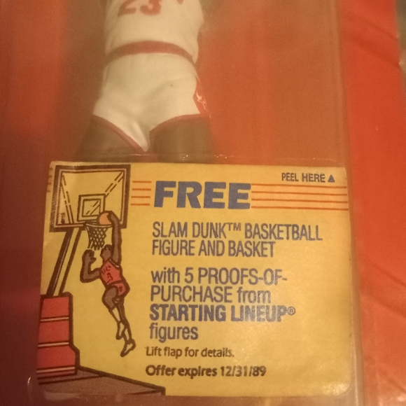 1988 Michael Jordan Starting Lineup  Action Figure - Picture 3 of 3
